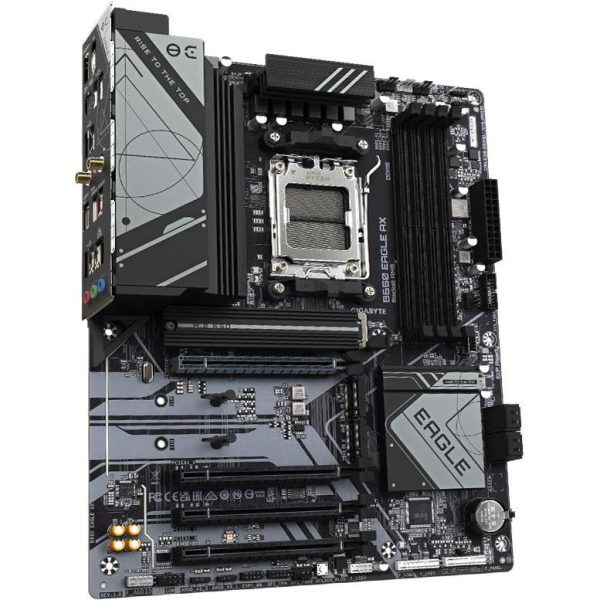 GIGABYTE MB B650 EAGLE AX (AM5, 4xDDR5 128, 1x PCI-E 4.0 x16x16, 3x PCI-E 3.0 x16x1, 4x SATA, 3x M.2 PCIe 4.0, 1xHDMI, 1xDP, Realtek Wi-Fi 6E, 2.5GbE LAN, ATX, Retail)
