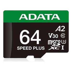 ADATA microSD U3, V30, 160/140MBs, 64GB