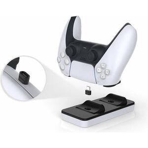 PUNJAČ DUAL DOCK ZA PS5 KONTROLERE DOBE TP5-0505