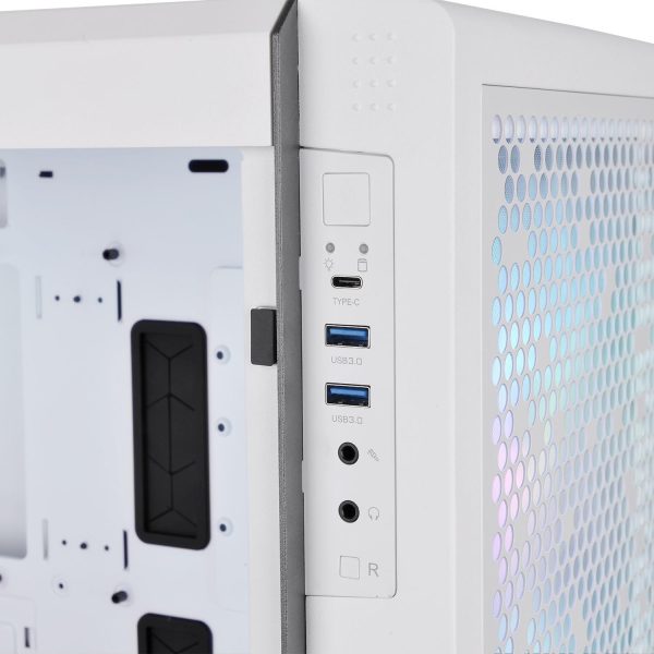 THERMALTAKE KUĆIŠTE CERES 500 TG ARGB SNOW - Slika 2