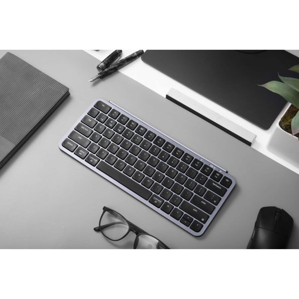 Keychron B1 Pro ultra-tanka bežična tipkovnica (75%), Space Gray - Slika 2