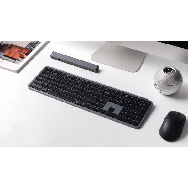 Keychron B6 Pro ultra-tanka bežična tipkovnica (100%), Space Gray - Slika 2