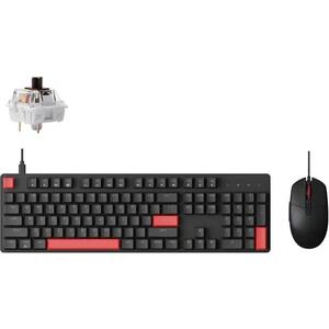 Mehanička tipkovnica Keychron Lemokey X2 COMBO sa M55 mišem, žičana, HR znakovi