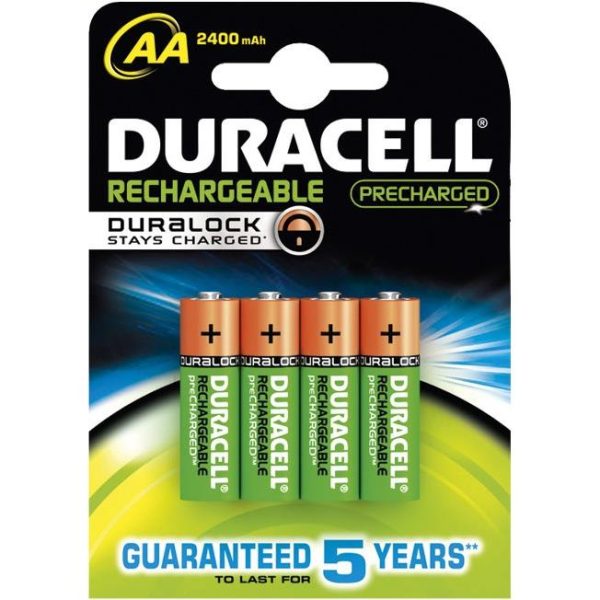 Baterija za punjenje 1,2V AA pk4 Duracell HR6 blister, 000020596