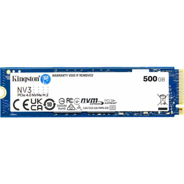 Kingston NV3 NVMe 500GB,R5000/W2200, M.2 2280 PCIe 4.0, SNV3S/500G - Slika 2