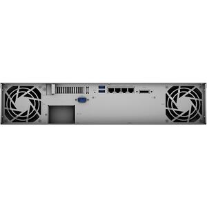 Synology RackStation RS1221+; Rack 2U, 8-bay 3.5''/2.5" SATA HDD/SSD, 	AMD Ryzen V1500B 4-core 2.2GHz; 4GB DDR4 ECC SODDIM,2x Memory slots; 4x RJ-45 1GbE LAN Port; 2xUSB 3.2; eSATA port; PCI Gen2x8 sl