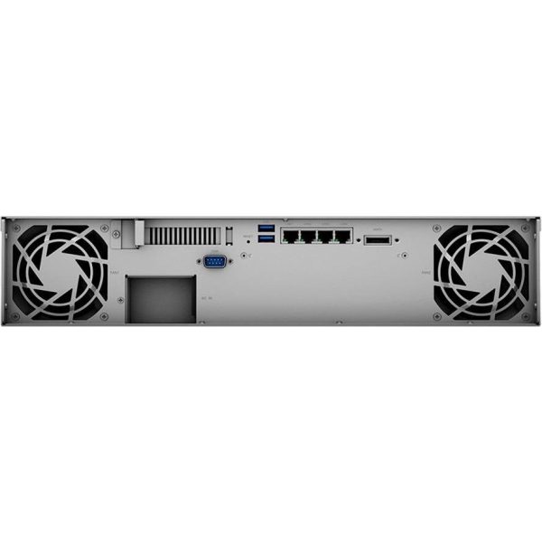 Synology RackStation RS1221+; Rack 2U, 8-bay 3.5''/2.5" SATA HDD/SSD, 	AMD Ryzen V1500B 4-core 2.2GHz; 4GB DDR4 ECC SODDIM,2x Memory slots; 4x RJ-45 1GbE LAN Port; 2xUSB 3.2; eSATA port; PCI Gen2x8 sl