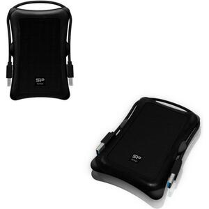Silicon Power A30 2TB vanjski disk 2.5" USB3.2, MIL-STD 810F, crni, SP020TBPHDA30S3A