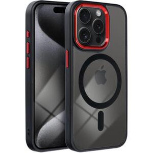 Maskica COLOR EDGE MAG COVER MagSafe IPHONE 16 black red