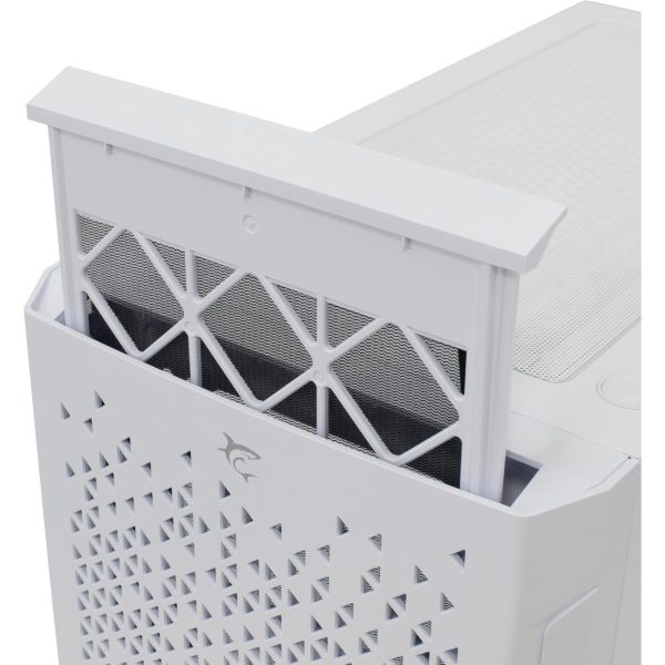 White Shark KUĆIŠTE GCC-2303 BULLET BIJELO + 4 Fan VECTOR, BULLET-WHITE-VECTOR - Slika 3