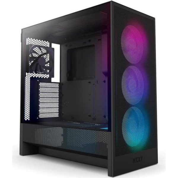 NZXT H5 Flow RGB 2024, crno bez napajanja, ATX