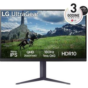 LG 32GS85Q 31,5", QHD, 2xHDMI, DP, USB, HAS, 180Hz