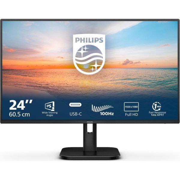 Philips 23,8" 24E1N1300A, HDMI, USB-C, zvu., 100Hz