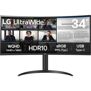 LG 34", 34WR55QK, 2x HDMI, DP, 100Hz, USB-C, WQHD