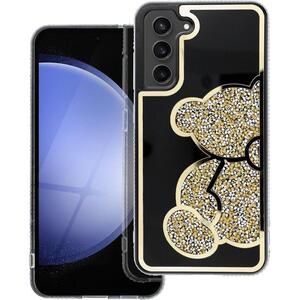 Maskica TEDDY BEAR SAMSUNG S24 gold