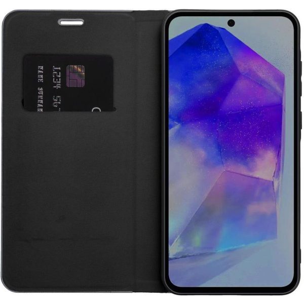 Torbica LUNA Book Carbon XIAOMI Redmi Note 14 PRO 5G / 14 PRO PLUS 5G black - Slika 2