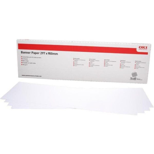 Oki papir 1.200x297mm (A3-160gr), 40 lis, 09004581