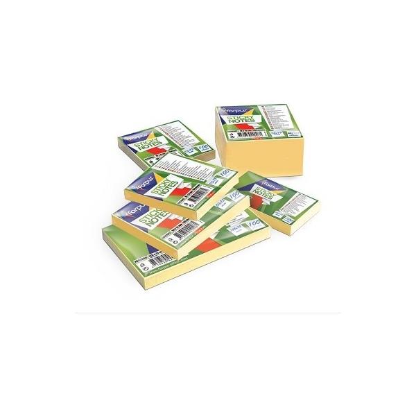 Blok samoljepljivi 75X75 FORPUS 100L žuti