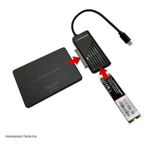 USB-C adapter za 2,5“ SATA HDD/SSD i m.2 NvME