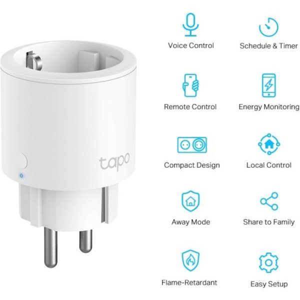TP-Link Tapo Tapo P115 Mini Smart Wi-Fi monitoring - Slika 4