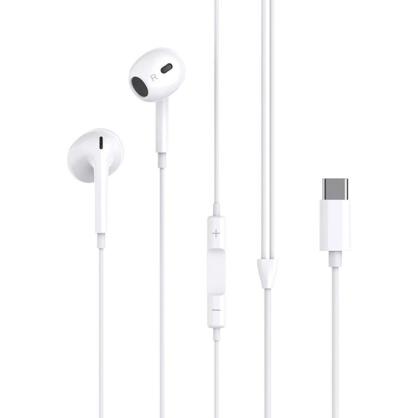 XO wired earphones EP74 USB-C white