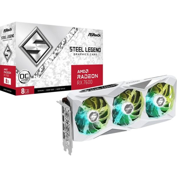 VGA ASR RX7600 Steel Legend 8GB OC