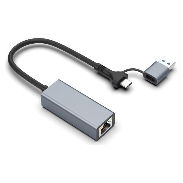 Asonic 2u1 USB 3.0 A/C to 10/100/1000 Ethernet LAN