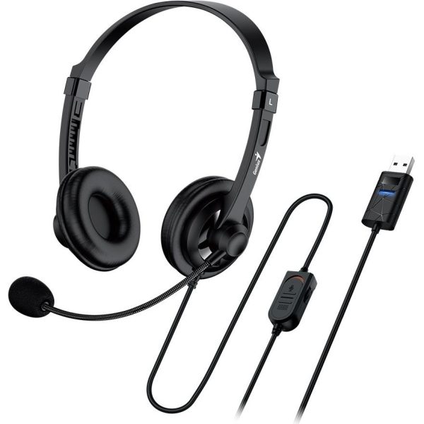 Genius HS-230U, slušalice s mikrofonom, USB