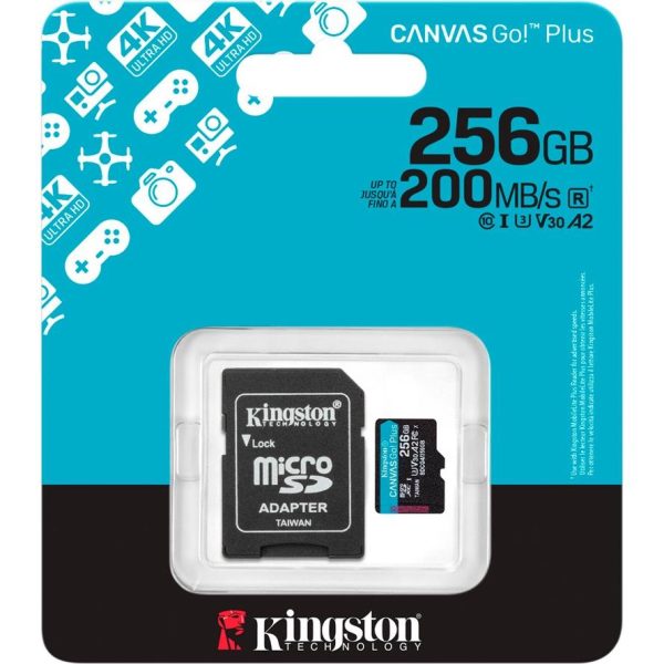 MEM SD MICRO 256GB Canvas Go! Plus + ADP SDCG4/256GB - Slika 2