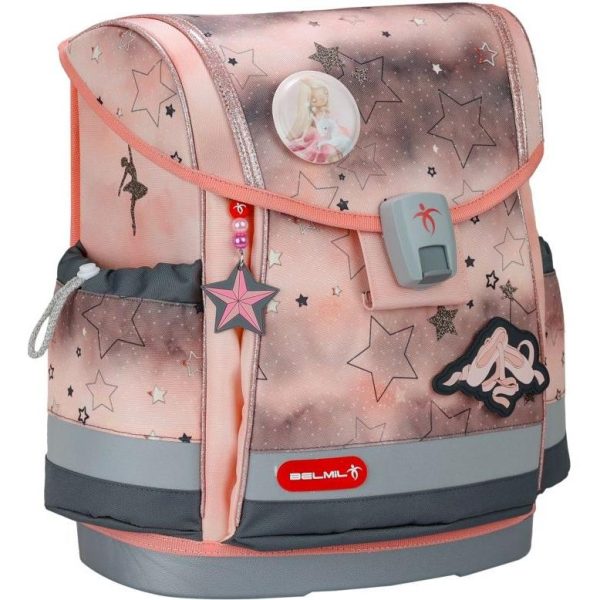Torba školska Belmil classy plus rose ballet zvjezdice 405-78/AG/14