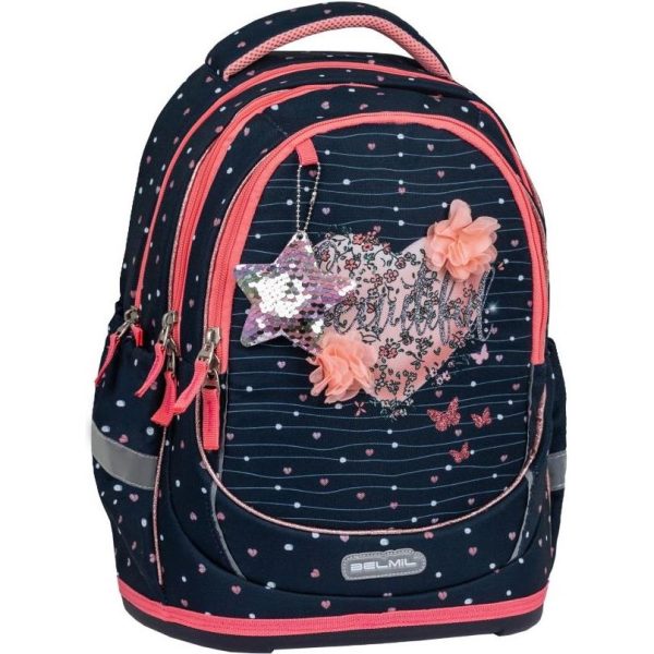 Torba školska Belmil leisure plus amazing butterfly 338-87/1 - Slika 11