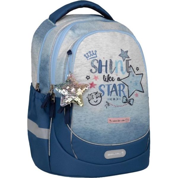 Torba školska Belmil leisure plus shine like a star jeans 338-87/8 - Slika 4