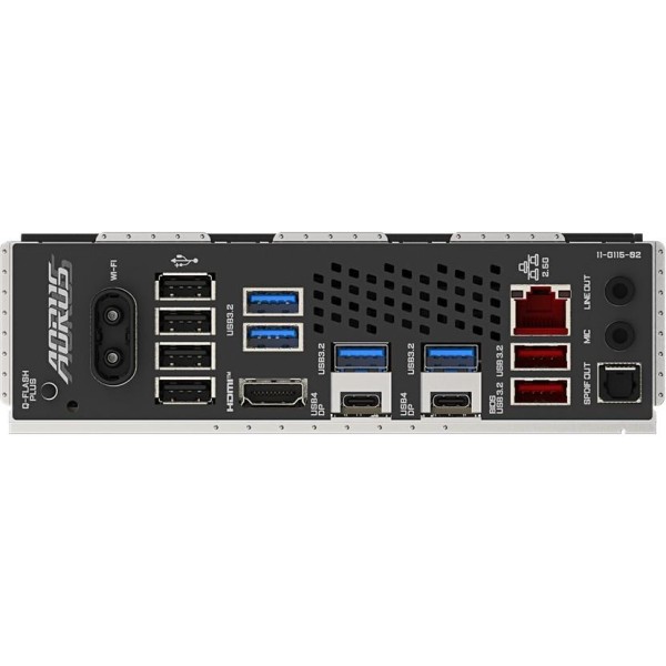 GIGABYTE Mainboard Desktop X870 AORUS ELITE WIFI7 (X870 AM5, 4xDDR5, 2.5GbE LAN, Wi-Fi 7) ATX