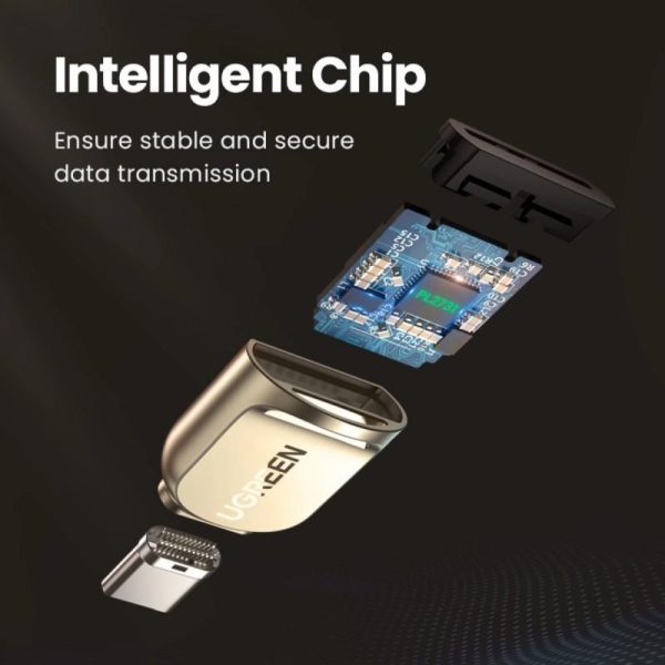 UGREEN čitač memorijskih kartica, TF/SD/MicroSD kartice, USB-C - Slika 7