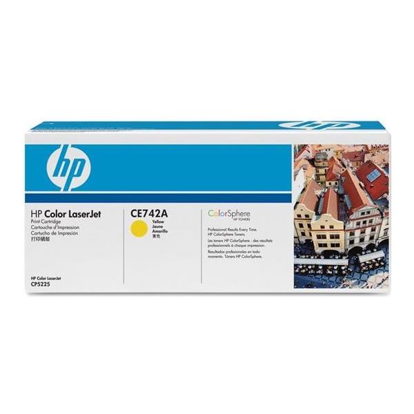 Toner HP CE742A Yellow