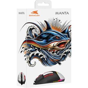Baracuda MIŠ BGM-042 MANTA BIJELI / 12.800 dpi