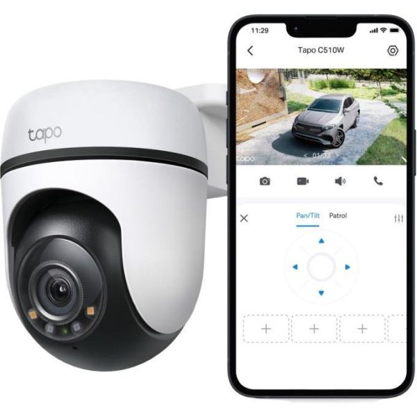 TP-Link Tapo C510W Outdoor Pan/Tilt Security Wi-Fi - Slika 3