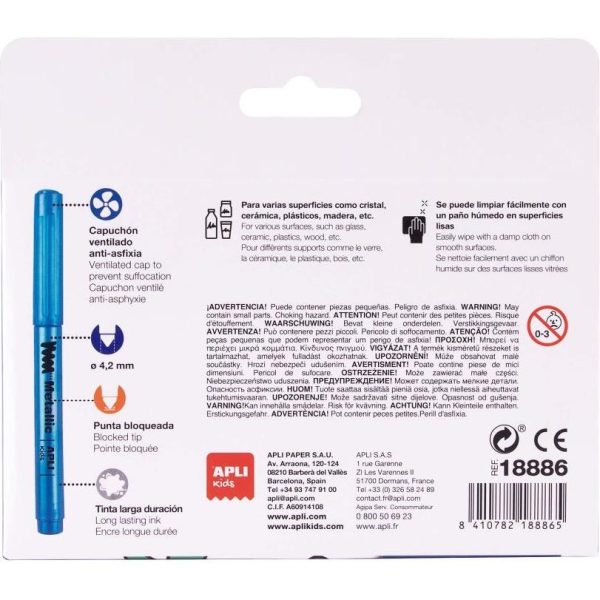 Marker Apli metallic 8/1 18886 - Slika 3