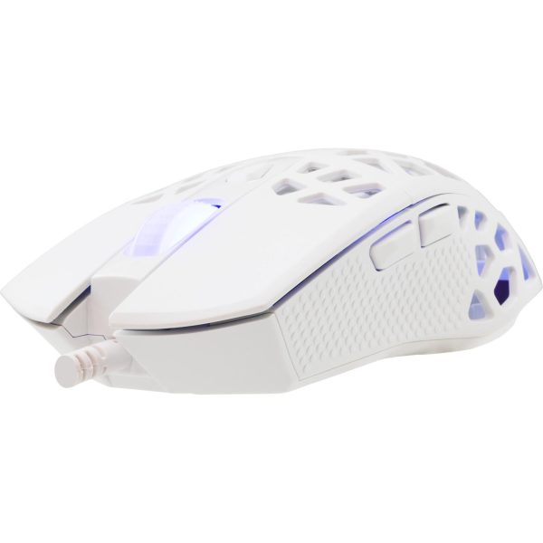 White Shark MIŠ GM-5018 CARADOC RGB Bijeli - Slika 5