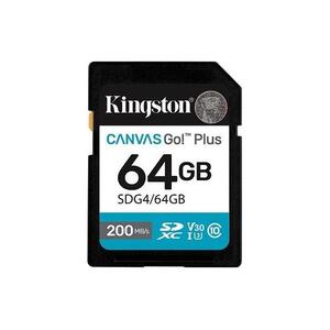 MEM SD 64GB Canvas Go! Plus Kingston SDG4/64GB
