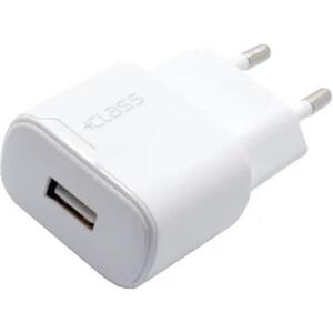 KUĆNI PUNJAČ +CLASS USB 2.1A 10W BIJELI BULK