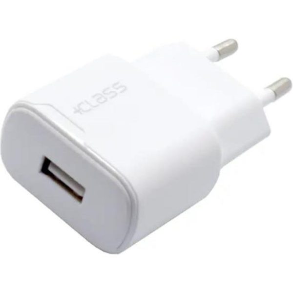 KUĆNI PUNJAČ +CLASS USB 2.1A 10W BIJELI BULK