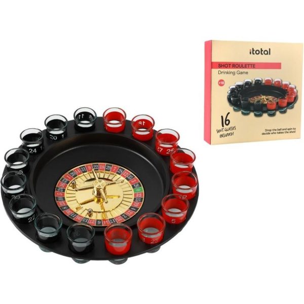 Društvena igra iTotal roulette sa staklenim čašama 18+ XL2648