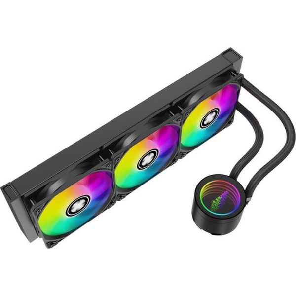 Xilence LQ360G.ARGB Gaming Series vodeno hlađenje za procesore Intel/AMD Multi socket, 3×120mm PWM ARGB ventilator, crno