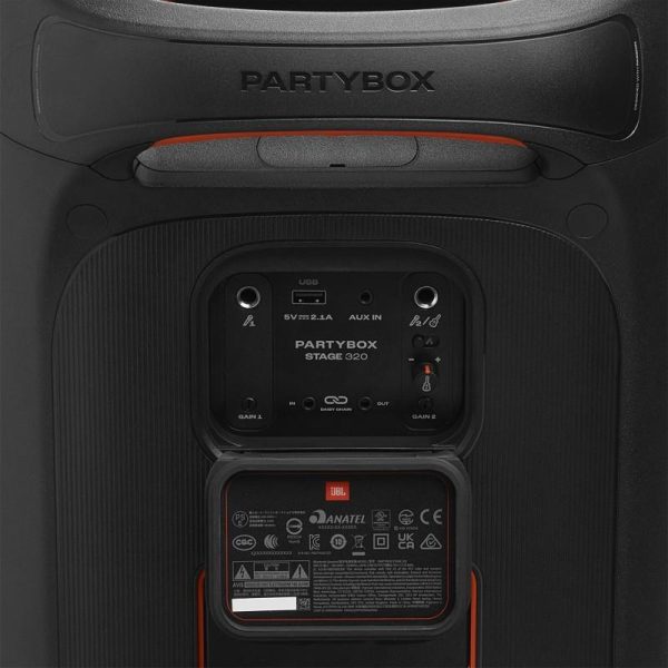 JBL PARTYBOX 320 Prijenosni bežični bluetooth zvučnik velike snage 240W, Bluetooth, USB, RGB osvjetljenje, crni - Slika 3