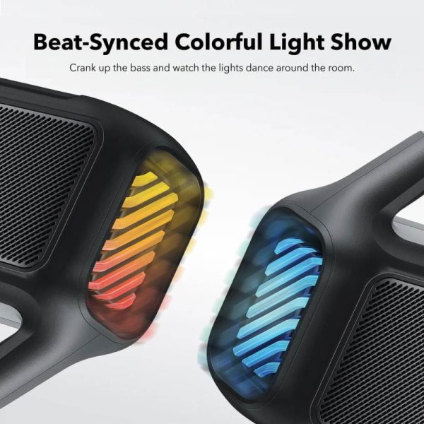 Anker Soundcore BOOM 2 prijenosni BT5.3 zvučnik, 80W, IPX7, 24h reprodukcije, crni (A3138011) - Slika 5