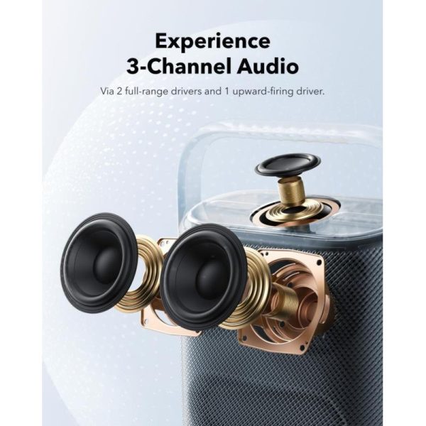 Anker Soundcore Motion X500 prijenosni BT5.0 zvučnik, 40W, IPX7, 12h reprodukcije, crni (A3131011) - Slika 4
