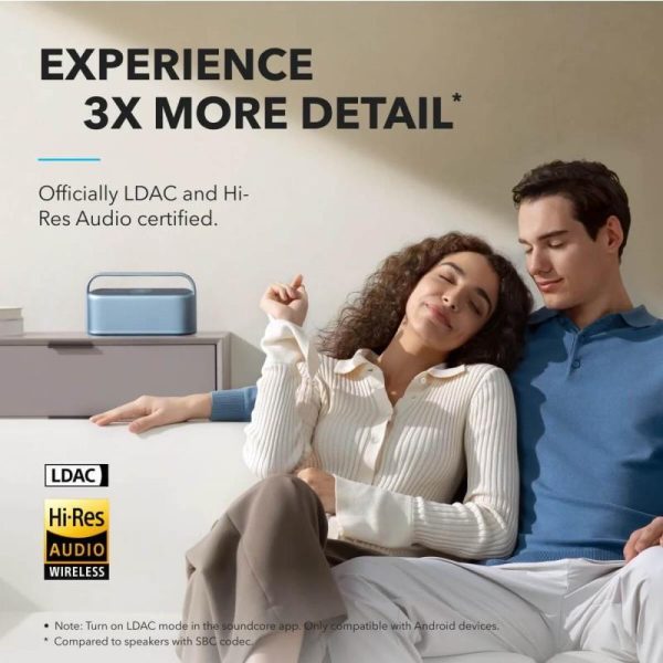 Anker Soundcore Motion X600 prijenosni BT5.0 zvučnik, 50W, IPX7, 12h, plavi (A3130031) - Slika 4