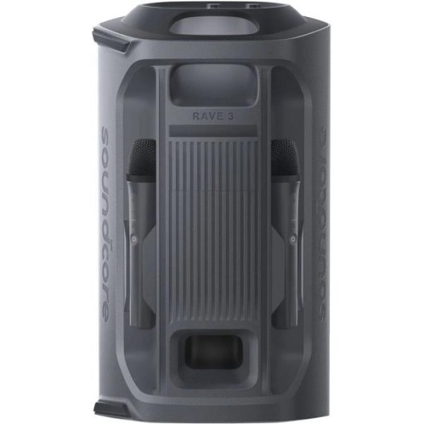 Anker Soundcore Rave 3 AI Karaoke portable Bluetooth speaker, 160W, IPX4, 12h playback, black (A31A3011) - Slika 3