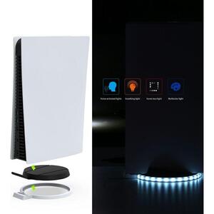 STALAK ZA PS5 KONZOLU S LED OSVJETLJENJEM DOBE TP5-1562B BIJELI